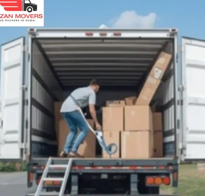1 ton pickup truck rental dubai loading by labor service of faizan movers