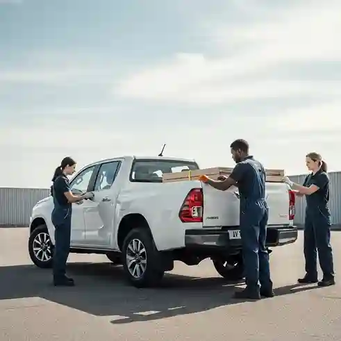 1 ton pickup truck rental in dubai 11 1 ton pickup truck rental size is best for small cargo in dubai