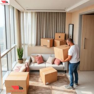 Movers and Packers in Meydan 11 Professional 3 BHK Apartment Movers and packers in meydan, Dubai handling fragile items and furniture in a high-rise. Cheap house movers in dubai.