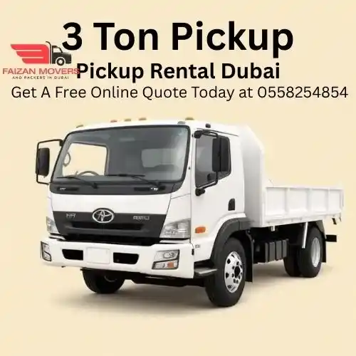 pickup for rent in al barsha dubai
