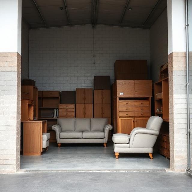 Storage options during a commercial move
