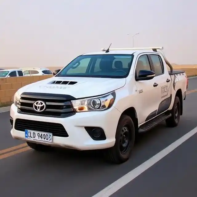 double cabin pickup for rent in dubai industrial city