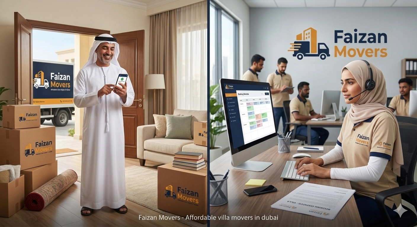 reliable apartment mover dubai booking at best prices with Faizan Movers