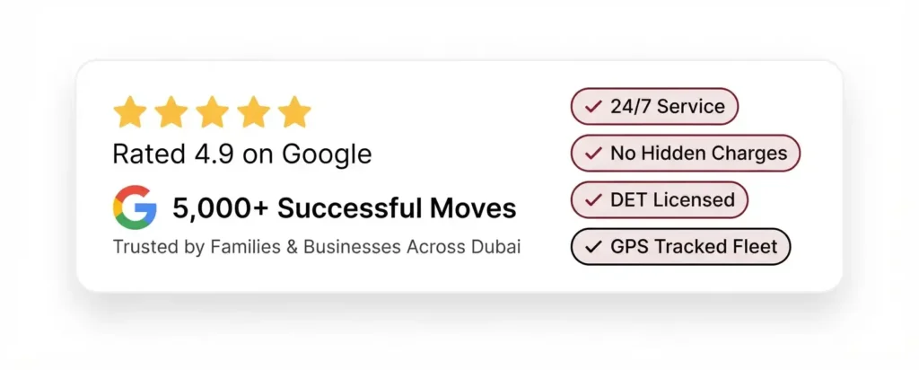 Trusted movers in dubai