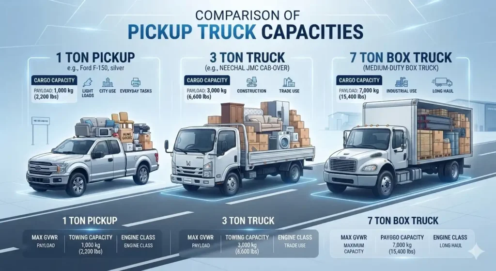 Our truck rental fleet in Dubai