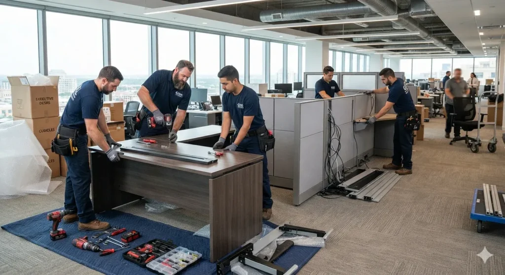 Our office movers team in dubai consists of techinical and professional labor making your relocation smooth and hassle-free.