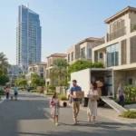 Home 15 family moving to a new community in Dubai in villa