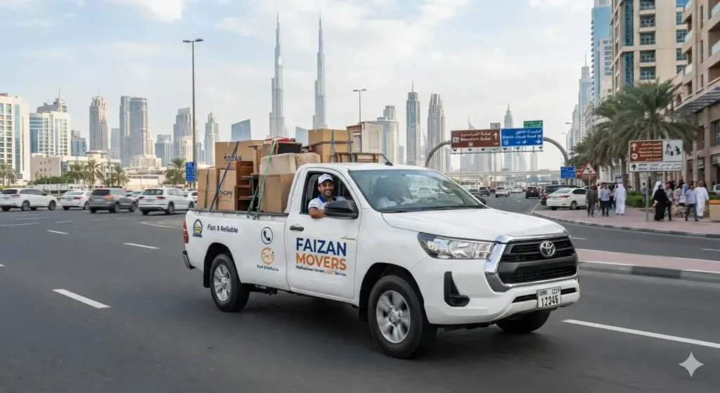 Pickup Truck Rental Near Me at Faizan Movers Available 24/7