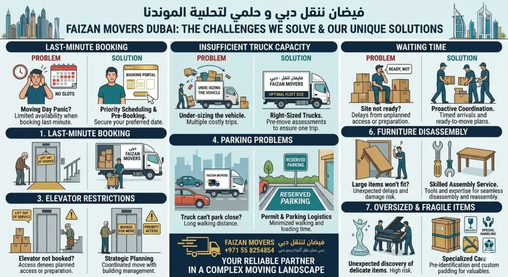 how we solve the moving issues in dubai with expertise